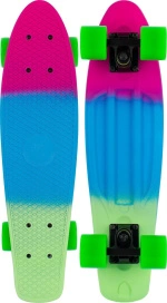 Скейтборд FISH 22" TRICOLOR фиолетово-сине-зеленый